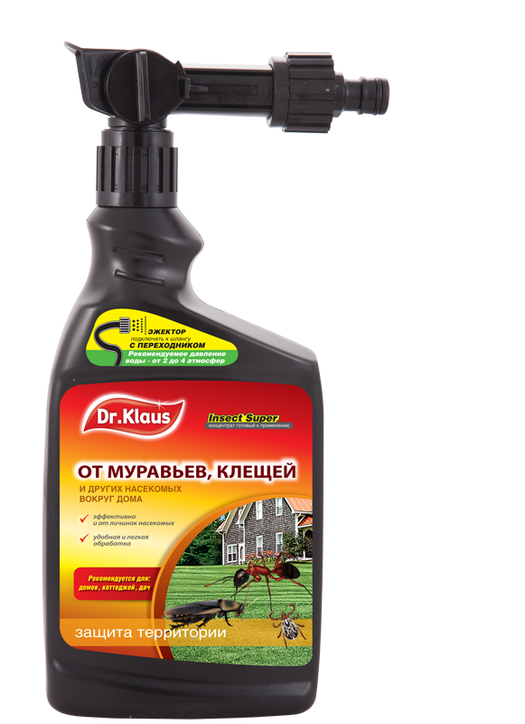 DR.KLAUS INSECT SUPER (СРЕДСТВО ИНСЕКТОАКАРИЦИДНОЕ  ДОКТОР КЛАУС "ИНСЕКТ СУПЕР")